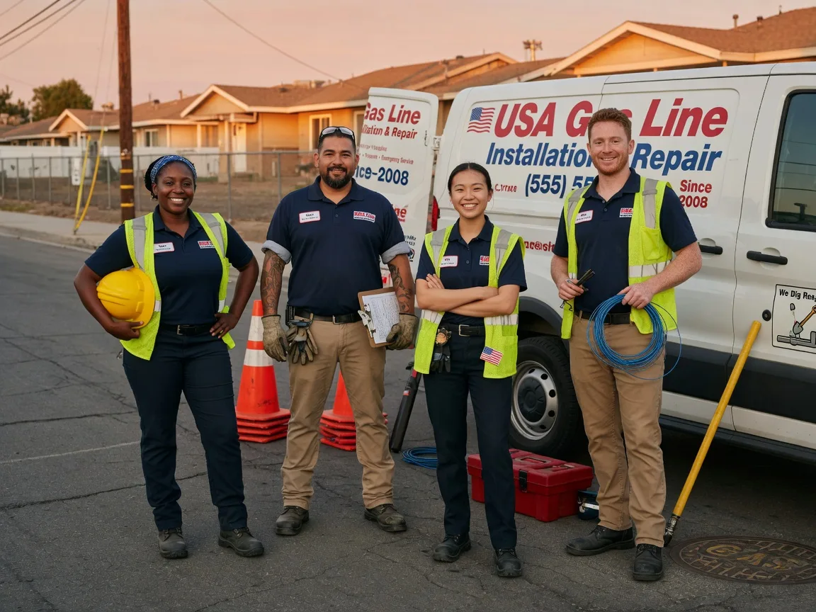 Gas Line Installation company in Lejunior, KY